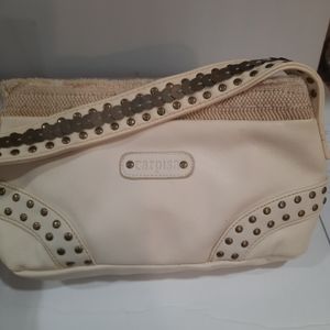 Carpisa  cream, leather purse
